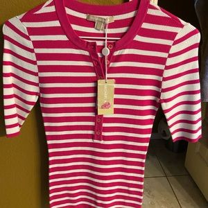 Michael Kors Collection ribbed shirt